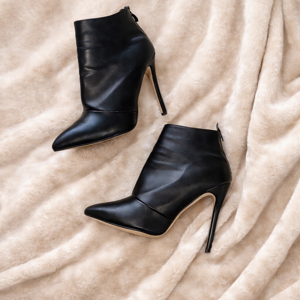 MM July Black Stiletto Booties, EU size 40, US size 9, good used condition! - Picture 8 of 14